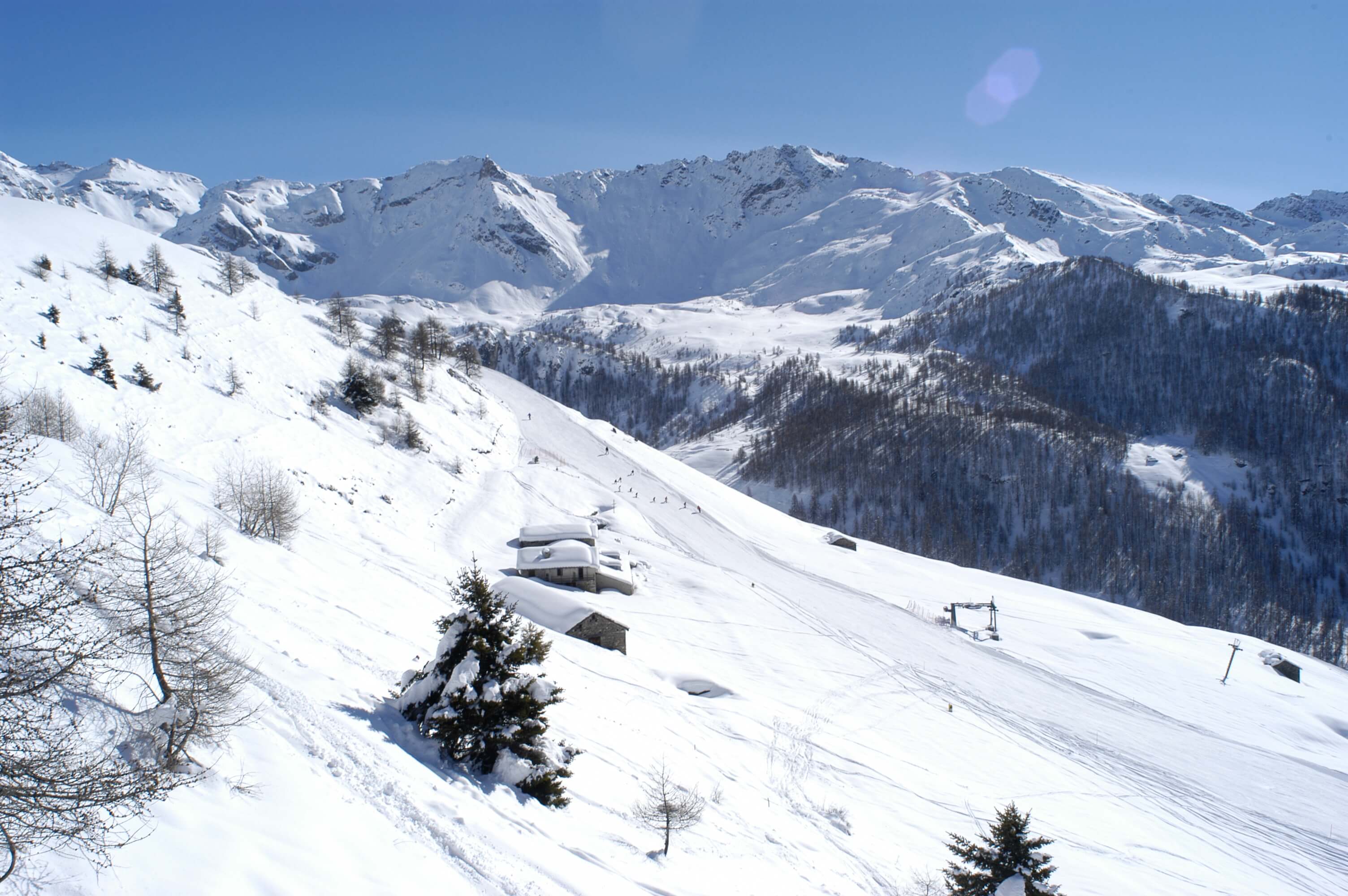 Chamois - piste da sci