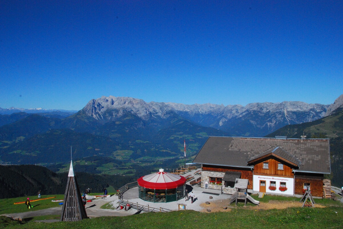 Werfenweng (Austria) - Vista da Bischling. Werfenweng (Austria) - Vista da Bischling.